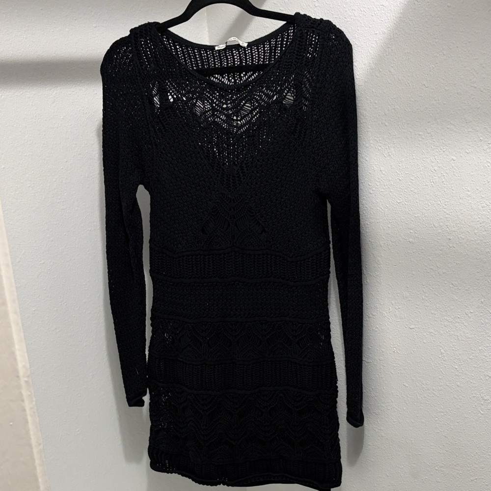 Abercrombie & Fitch Black Long Sleeve Dress